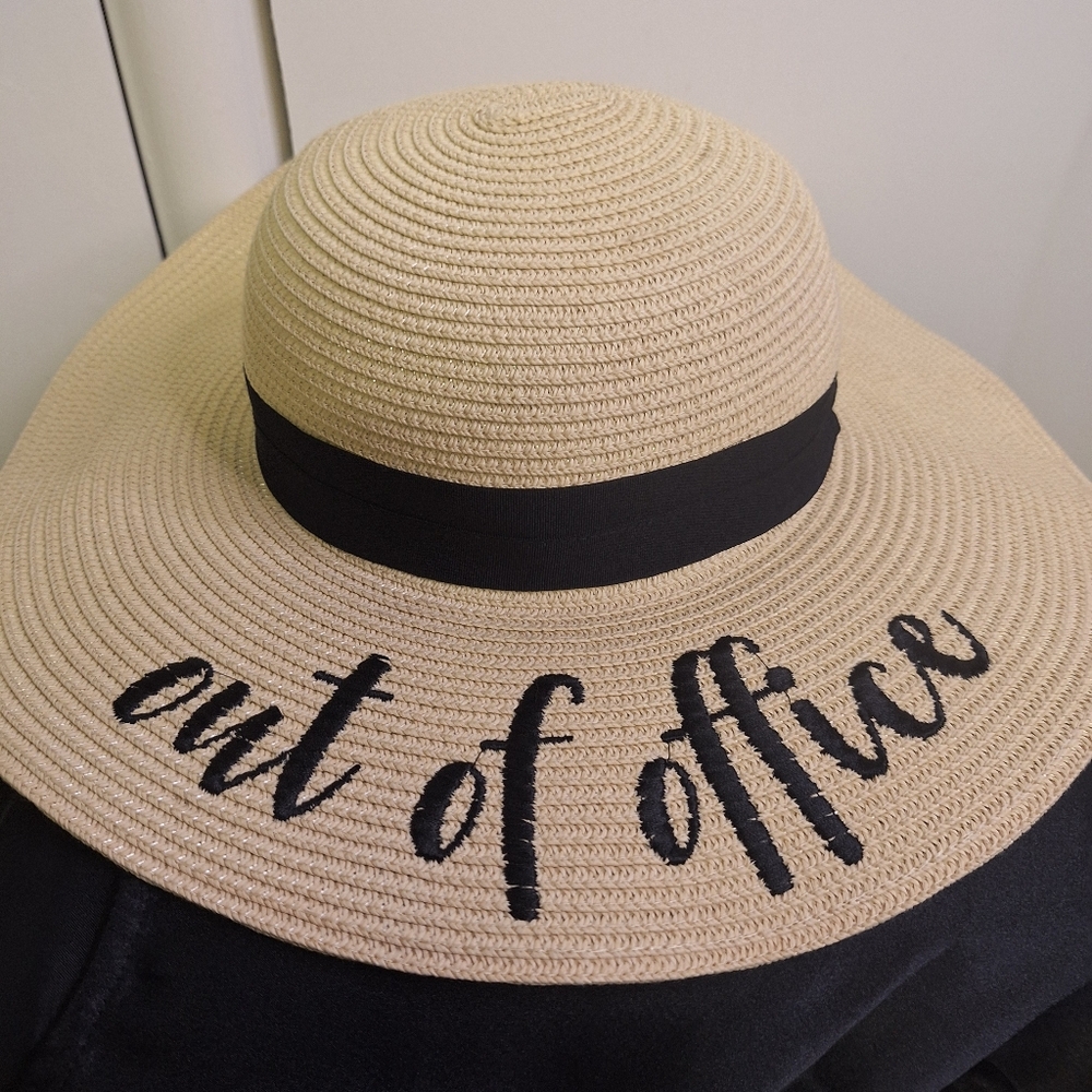 Stylish Sun Hat "OUT OF OFFICE"